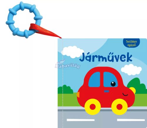 Textil könyv rágókával - Járművek
