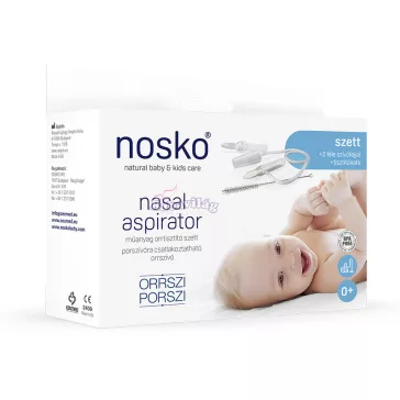   Nosko Orrszi Porszi orrszívó műanyag szett 2 féle szívófejjel