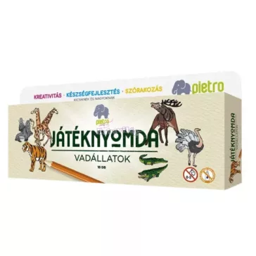 Játéknyomda - vadállatok 