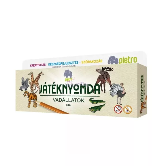 Játéknyomda - vadállatok Játéknyomda - vadállatok