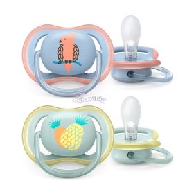   Philips AVENT játszócumi - ultra air 0-6hó fiús madár  2db-os