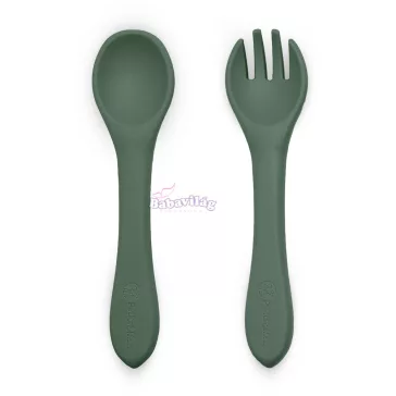   PETITE&MARS Szilikon evőeszközök TAKE&MATCH Misty Green 6m+