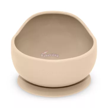   PETITE&MARS Szilikon tál tapadókoronggal TAKE&MATCH Desert Sand 6m+