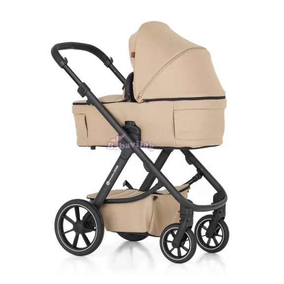 PETITE&MARS Kombinált babakocsi ICON 2in1 Mocha Beige LITE RWS + Core Pro i-Size Black Grey + Bázis talp