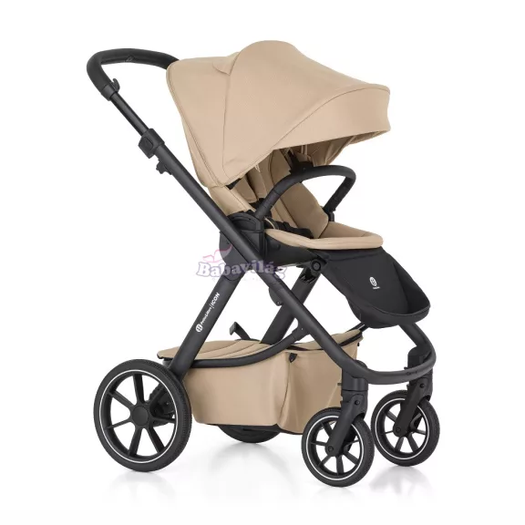 PETITE&MARS Kombinált babakocsi ICON 2in1 Mocha Beige LITE RWS + Core Pro i-Size Black Grey + Bázis talp