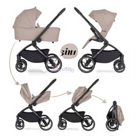   PETITE&MARS SCOUT 3in1 babakocsi összecsukható mózes - Cappuccino Cream