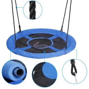 Fészekhinta 100cm kék