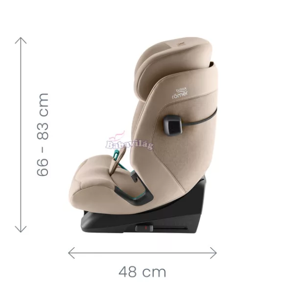 Britax Römer Safefix dönthető gyerekülés 100–150 cm - Deep Grey CLASSIC