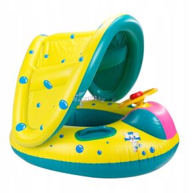 Gyermek úszógumi kormánykerékkel és levehető tetővel