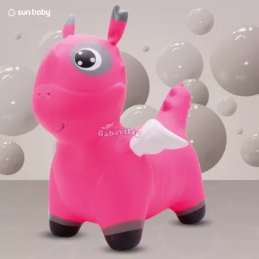 Ugráló dinó pink