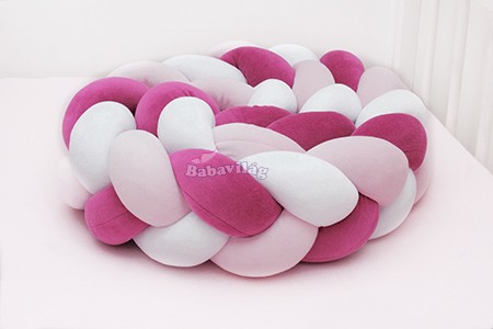 Fonott rácsvédő 210-es fehér/rózsaszín/pink