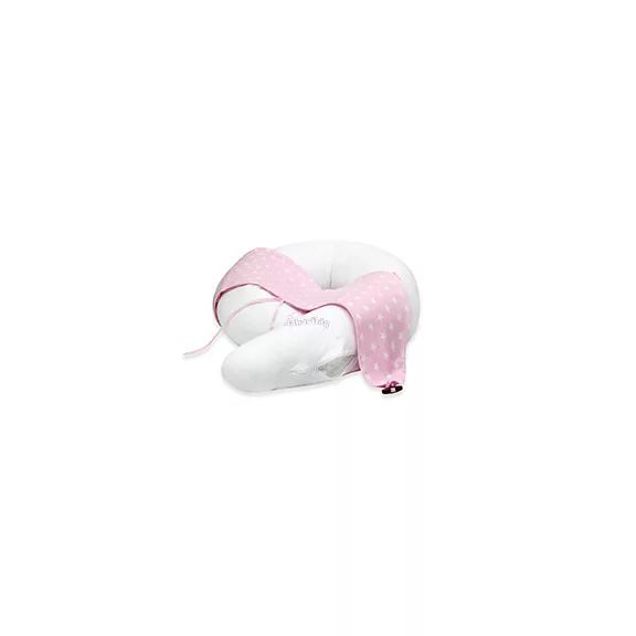 Formázható kismama párna csillag/pöttyös pink