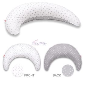 Félhold párna szivecskés