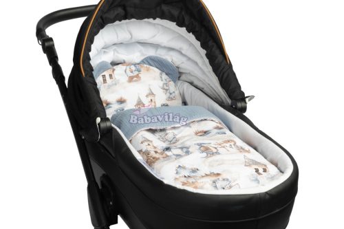 Muszlin takaró + párna - Kék