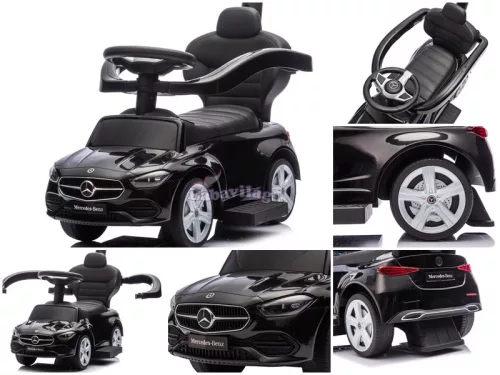 Mercedes AMC C63 szülőkormányos bébitaxi fekete
