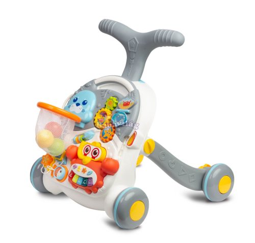 Toyz járássegítő és tanulóasztal 2in1 -  szürke