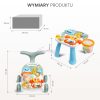 Toyz járássegítő és tanulóasztal 2in1 -  szürke