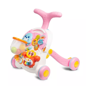 Toyz járássegítő és tanulóasztal 2in1 - pink