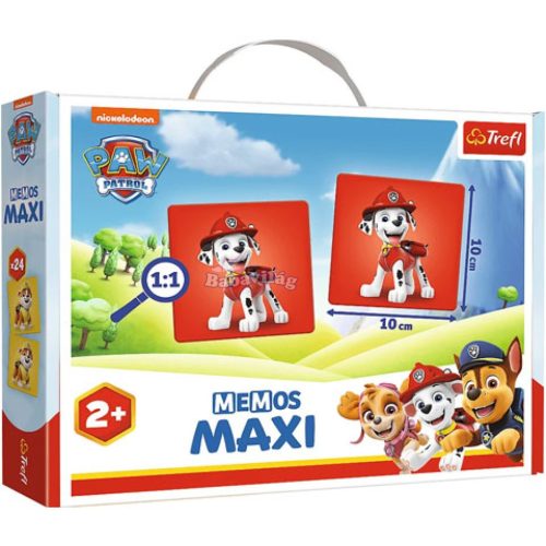 Trefl Memos Maxi memóriajáték - Mancs őrjárat