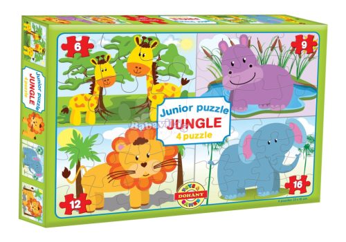 Puzzle kirakó kicsiknek - Dzsungel