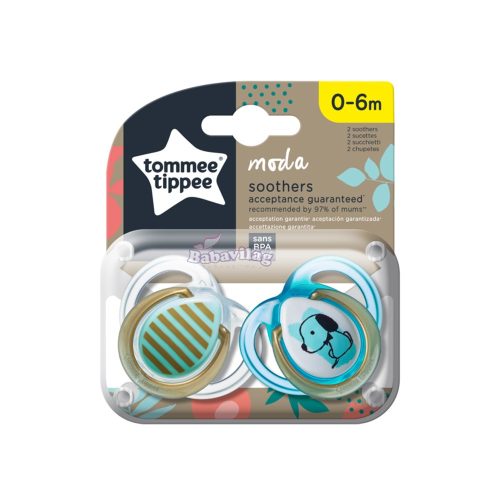 Tommee Tippee játszócumi Moda 2db 0-6hó