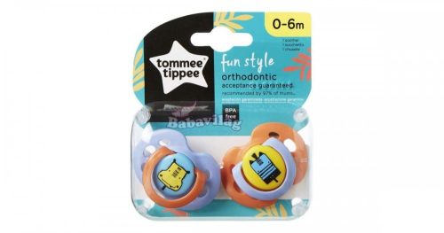 Tommee Tippee játszócumi CTN Fun 2 db 0-6 hó 