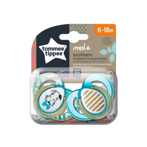 Tommee Tippee játszócumi Moda 2db 6-18 hó 