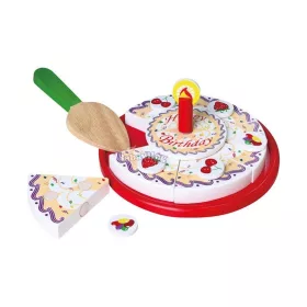 VIGA fa szeletelhető szülinapi játék torta 