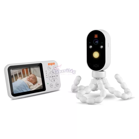 Zopa Omni digitális videós bébiőr, White Zopa Omni digitális videós bébiőr, White