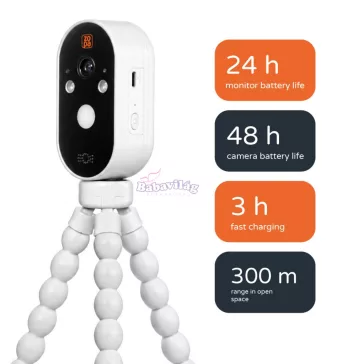 Zopa Omni digitális videós bébiőr, White 