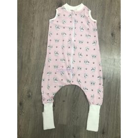 Átmeneti kamáslis tipegő hálózsák Rózsaszín kutyás